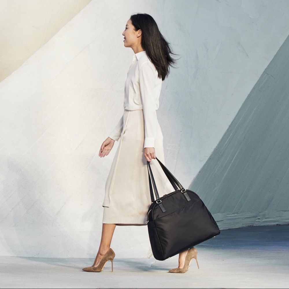 NWT Lo & son black OG medium bag